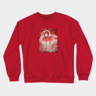 Red flamingos Crewneck Sweatshirt